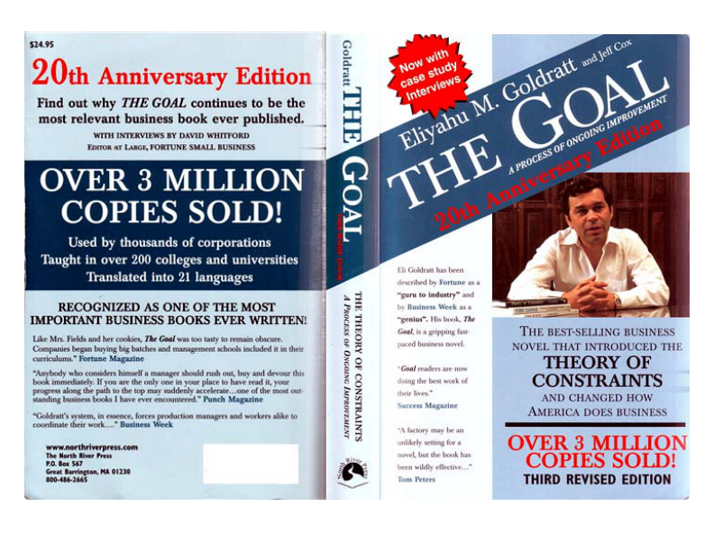 The Goal A Process Of Ongoing Improvement 20th Anniversary Edition